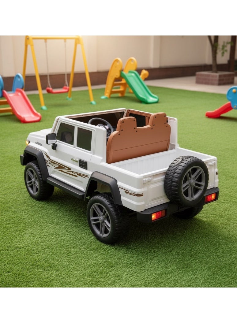 Star Kids Electric remote control children's car chassis - two 12-volt motors with rocking function and LED lighting. - Image 3